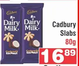 Advance Cash n Carry CADBURY SLABS 80G offer