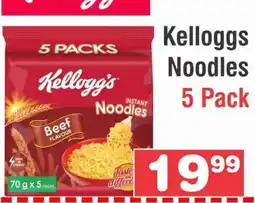 Advance Cash n Carry KELLOGGS NOODLES 5 PACK offer