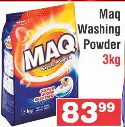 Advance Cash n Carry MAQ Washing Powder 3kg offer