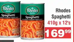 Advance Cash n Carry Rhodes Spaghetti offer