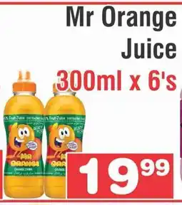 Advance Cash n Carry Mr Orange Juice 300ml x 6's offer