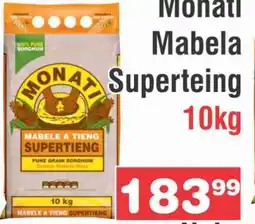 Advance Cash n Carry Monati Mabela Superteing 10kg offer