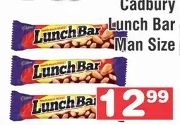 Advance Cash n Carry Cadbury Lunch Bar Man Size offer