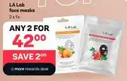 PEP LA Lab Face Masks-For 2 x 1's offer