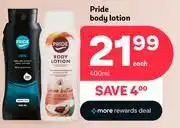 PEP Pride Body Lotion-400ml offer