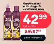 PEP Easy Waves Curl Activating Gel & Conditioning Spray-250ml + 250ml offer