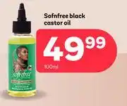 PEP Sofnfree Black Castor Oil-100ml offer
