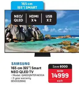 Makro Samsung 165 cm (65) Smart NEO QLED TV offer