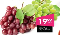 Save Hyper White/ Red Grapes Punnet offer