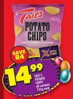 Shoprite Tait's potato chips offer