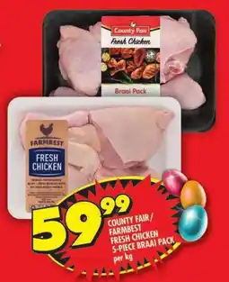 Shoprite County fair/ farmbest fresh chicken braai pack offer
