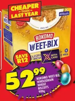 Shoprite Bokomo weet-bix wholegrain wheat biscuits offer