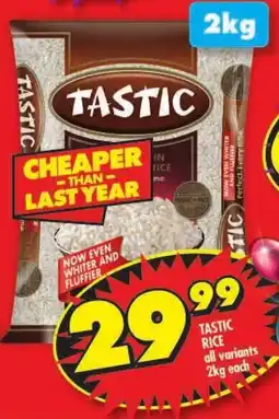 Shoprite Tastic rice offer