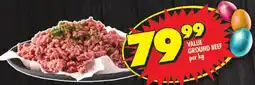 Shoprite Value ground beef offer