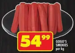 Shoprite Gogo's smokies offer