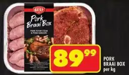 Shoprite Pork braai box offer