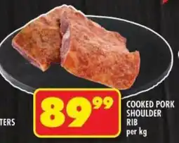 Shoprite Cooked pork shoulder rib offer