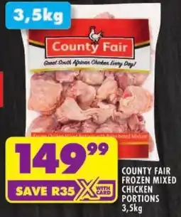 Shoprite County fair frozen mixed chicken portions offer