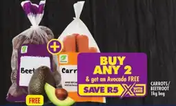 Shoprite Carrots/ Beetroot offer