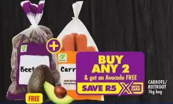 Shoprite Carrots/ Beetroot offer