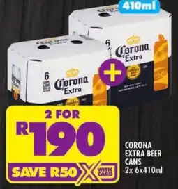 Shoprite Corona extra beer cans offer