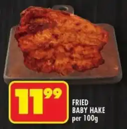 Shoprite Fried baby hake offer