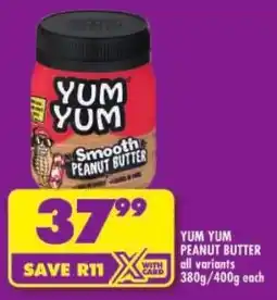 Shoprite Yum yum peanut butter offer