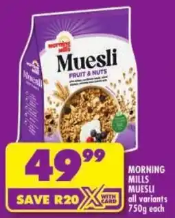 Shoprite Morning mills muesli offer