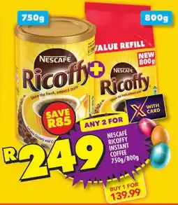 Shoprite Nescafe ricoffy instant coffee offer