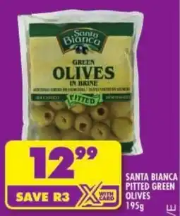 Shoprite Santa bianca pitted green olives offer