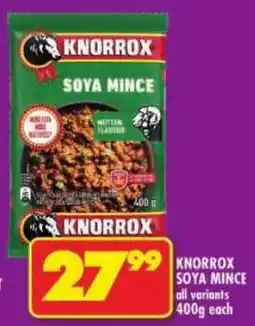 Shoprite Knorrox soya mince offer