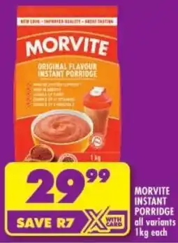 Shoprite Morvite instant porridge offer