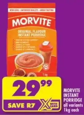 Shoprite Morvite instant porridge offer
