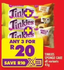 Shoprite Tinkies sponge cake offer
