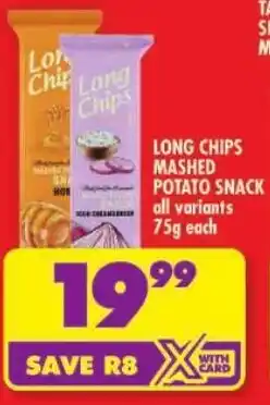 Shoprite Long chips mashed potato snack offer