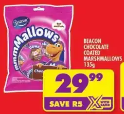 Shoprite Beacon chocolate coated marshmallows offer