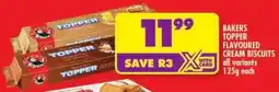 Shoprite Bakers topper flavoured cream biscuits offer