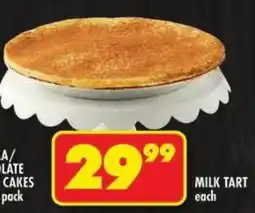 Shoprite Milk Tart offer