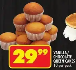 Shoprite Vanilla/ chocolate queen cakes offer