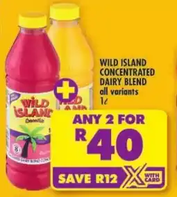 Shoprite Wild island concentrated dairy blend offer