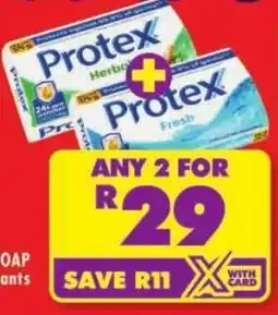 Shoprite Protex bath soap offer