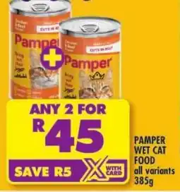 Shoprite Pamper wet cat food offer