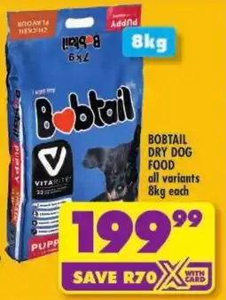 Shoprite Bobtail dry dog food offer
