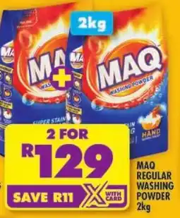 Shoprite Maq regular washing powder offer