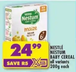 Shoprite Nestlé nestum baby cereal offer