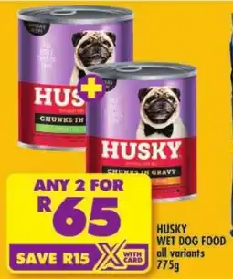 Shoprite Husky wet dog food offer