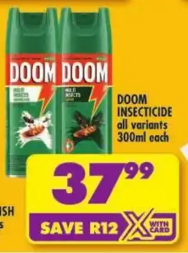 Shoprite Doom insecticide offer