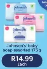 Shoprite Johnson's baby soap assorted offer