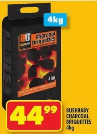Shoprite Bushbaby charcoal briquettes offer