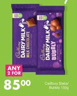 Save Hyper Cadbury Slabs/ Bubbly offer